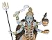 Ebros Gift Hindu Avatar Devi Goddess of Time Death and Doomsday Kali Bhavatārini Shakti Trampling Over Lord Shiva Body Hand Painted Colorful Statue Hinduism Altar Decorative Figurine