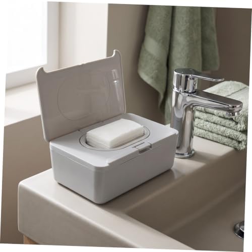Garneck Wipes Design to Lid Rim Access and Easy, Plastic Leakproof Refillable Dispenser Container with Sealing Box Dispenser for ’ High Diaper Chairs — view 4
