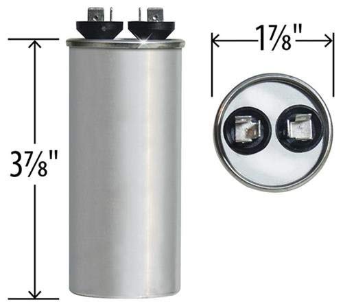 97F9614-40 uf MFD 370 Volt VAC - GE Round Run Capacitor Upgrade