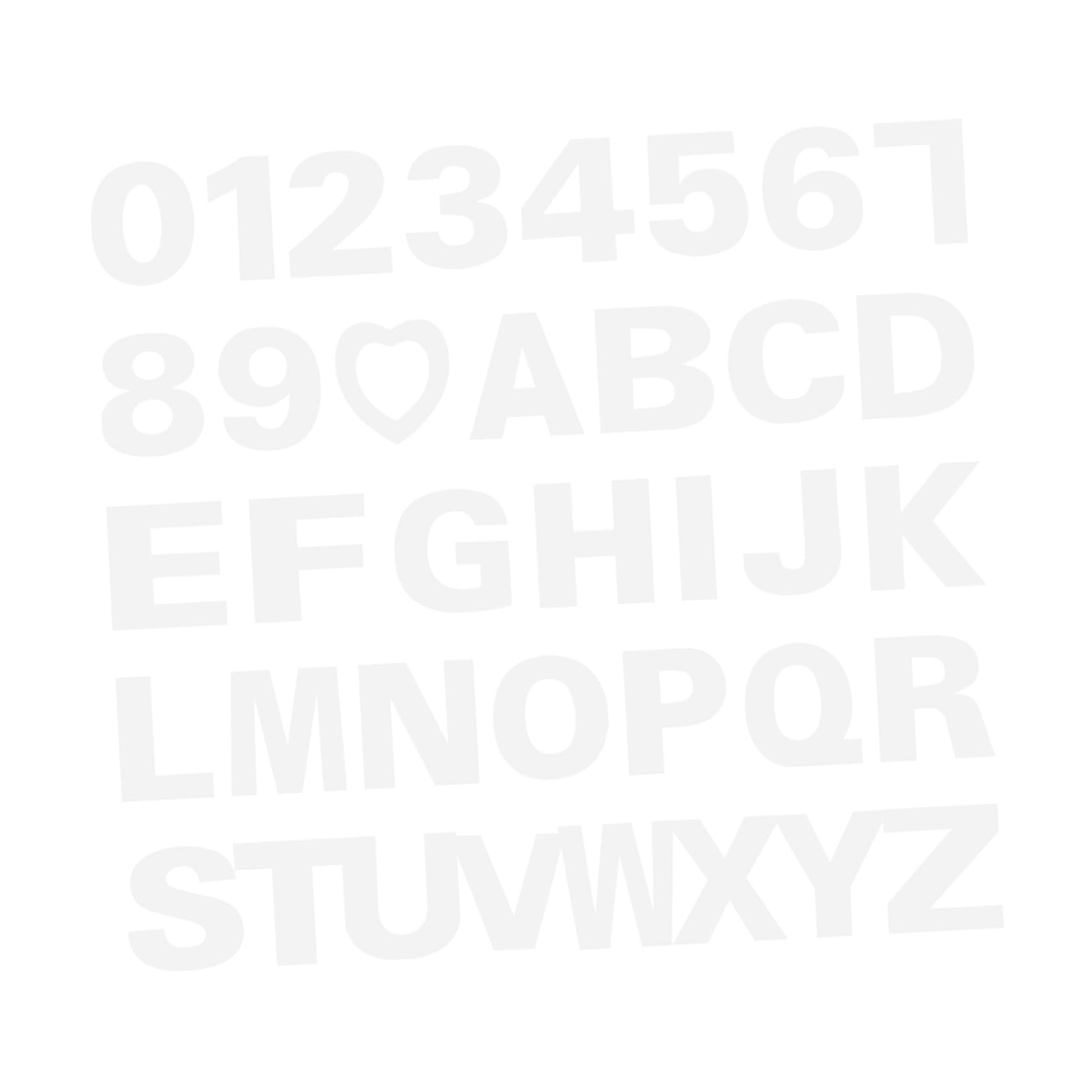 DOITOOL 37 Stück Kuchen Schablonen Aus Pet Zahlen Buchstaben Herzformen Selbstgemacht Backzubehör Für Haushalt Konditorei