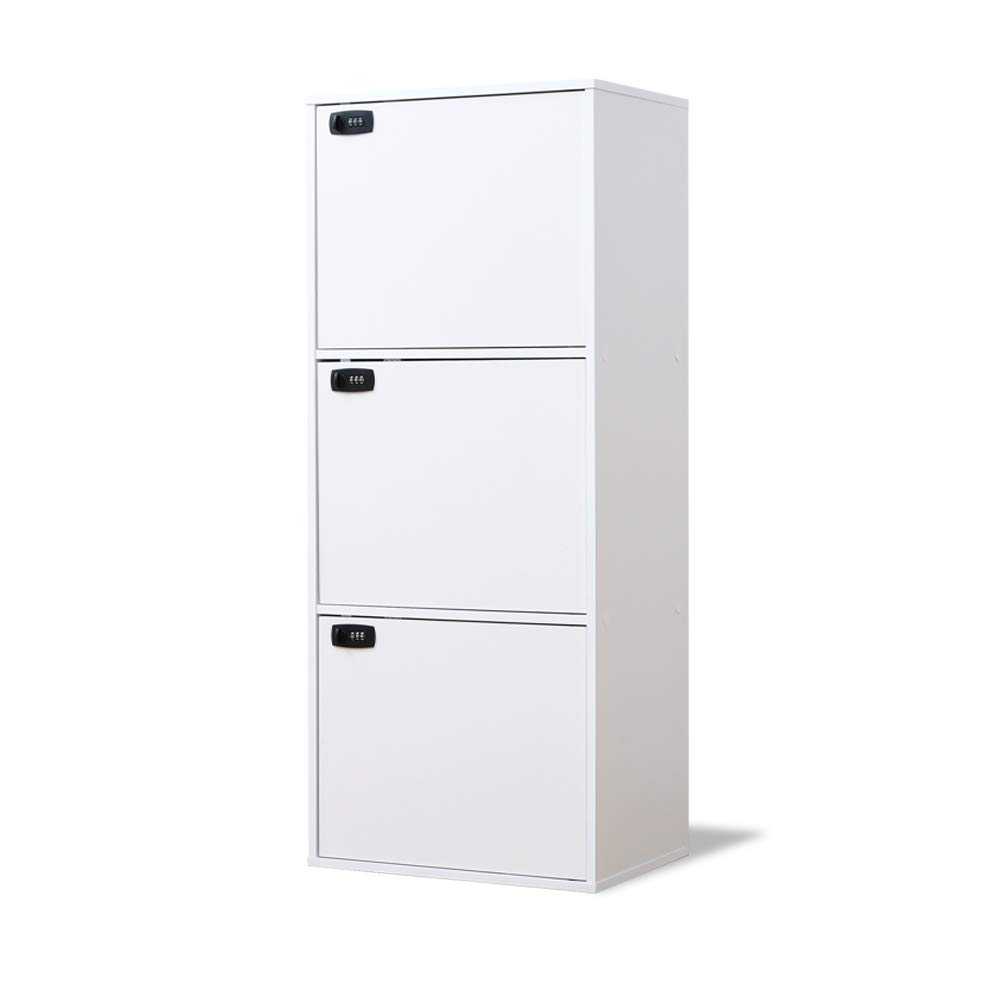 Amazon｜moca company Fi-Lock A4 ファイル収納 扉 3段 スリム