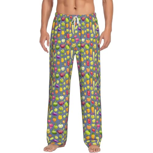 Pantalon de pyjama confortable et ultra léger pour hommes au motif fun