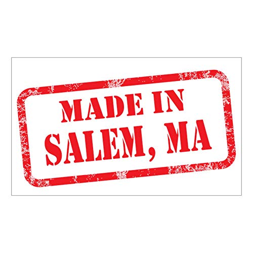 CNW Studio Made in Salem. Ma Decal Vinyl Bumper Sticker 5'
