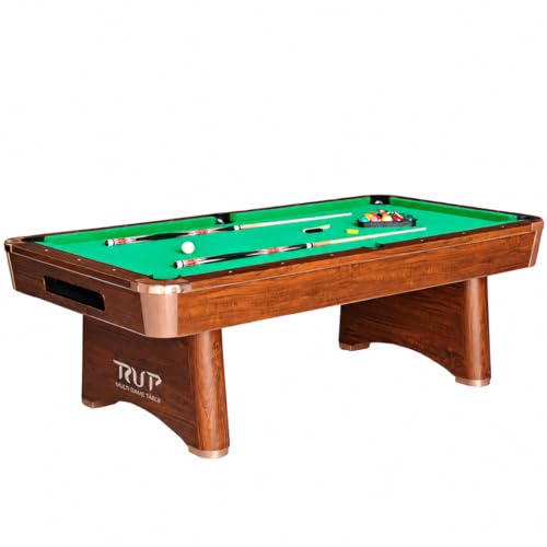Image of RUP 8ft American Pool Table | Auto Ball Return System | Premium Billiards Cloth | Heavy Duty 147 kg MDF Frame | Smooth Metal Corners | Complete Accessories Included