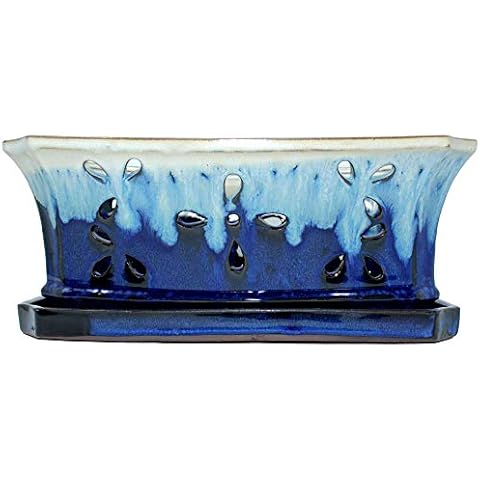 rePotme 8 x 13 inch Ceramic Window Box Cover