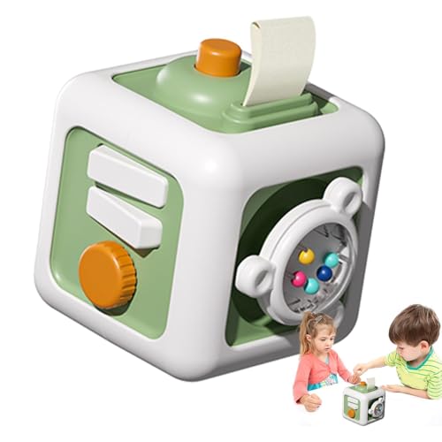 Juguetes educativos de aprendizaje para niños con cubo sensorial busy