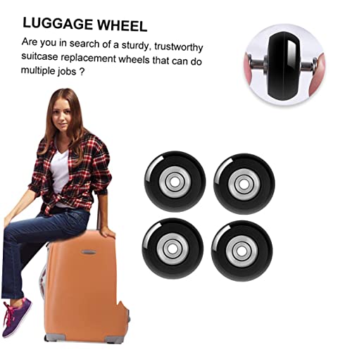 Rubber Suitcase Caster Wheel Replacement Set Luggage Wheel Accessories for Travel3