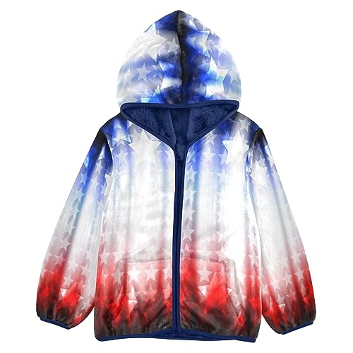 Independence Day USA Toddler Jackets Boys Winter Outerwear Kids 3T-10T