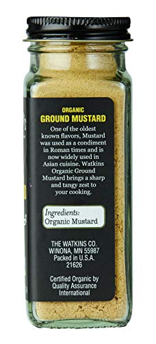 Image of Watkins Organic Ground Mustard, 2.6 Ounce, 3 Count