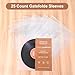 25ct Gatefold Vinyl Outer Sleeves - 12 Inch Record Protective Sleeves, Premium Gatefold Sleeves for Album Cover, Vinyl Sleeves for LP Record Storage, Instantly View Artwork, Crystal Clear 4 Mil Thick