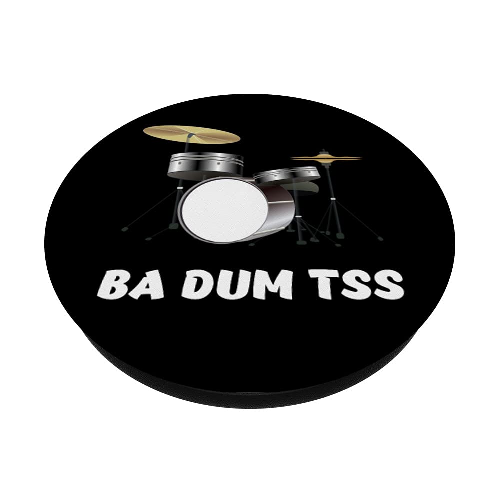 Drummer Ba Dum Tss Bad Joke Popsockets Swappable Popgrip