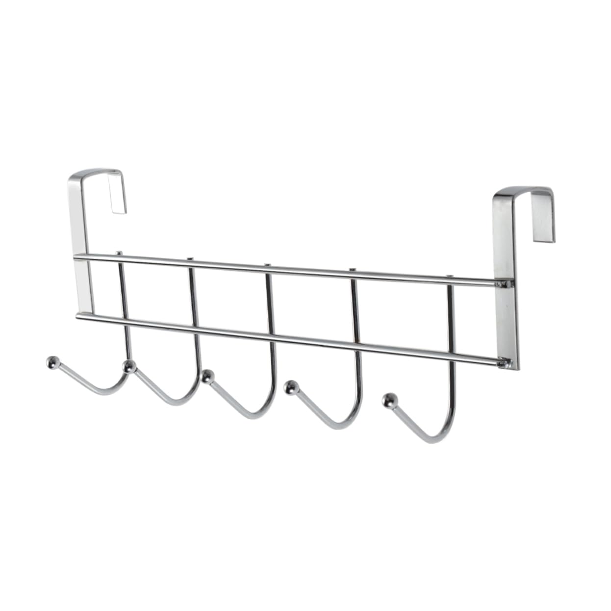 VILLFUL Stainless Steel Hanging Hooks Coat Hooks for Back of Door Over The Door Coat Rack Cabinet Towel Hooks Wall Mounted Hooks Wall Mount Clothes Rack Entryway Bag Hanger Scarf Hangers