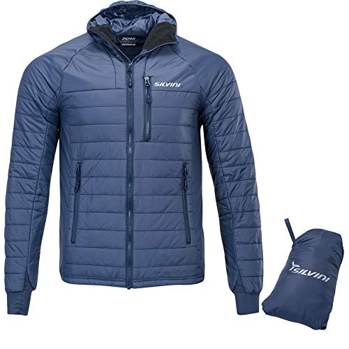 SILVINI Rutor Light Puffer Jacket Men Hooded Puffer Jacket Synthetic Down Jacket