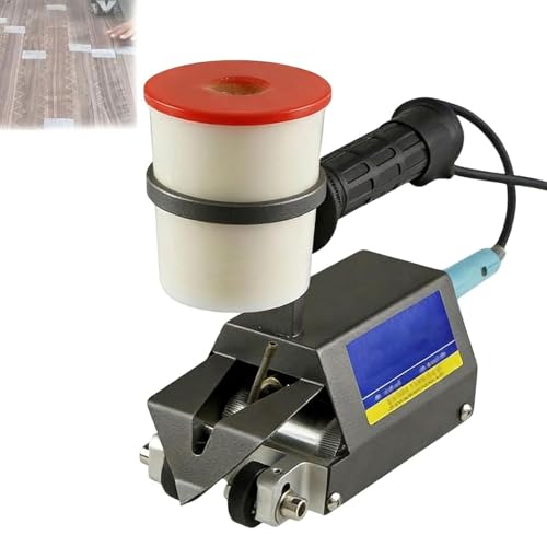 Máquina de coser automática de chapa de madera, máquina de coser de retazos cicloide portátil de 10 a 100 grados de grosor de alambre para empalme de carpintería
