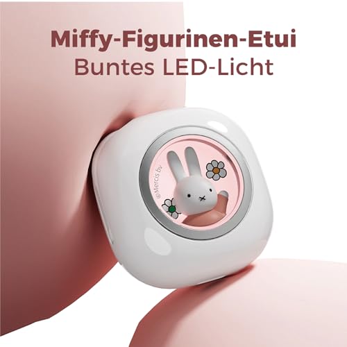 Image of Miffy Bluetooth 5.3 Earbuds-Pro - IPX5 Waterproof, Touch Controls, Adorable Reusable Miffy 3D Iron Box Packaging.(Pink)