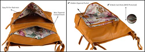 Image of Genuine Leather Crossbody Purse and Handbags - Crossover Bag Over the Shoulder Women