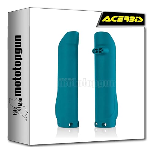 Couvercle de fourche vert métal Acerbis pour Husqvarna TE 250i protection premium