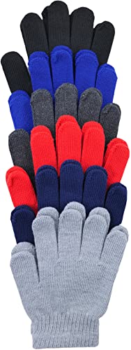 Image of ToBeInStyle Kids Pack of 6 Warm Winter Gloves
