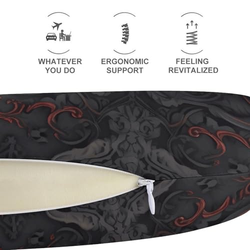 Almohada de viaje espuma viscoelástica tamaño único miniatura 5