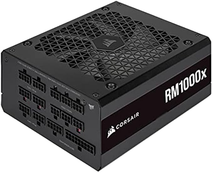 Corsair RMX Series (2021), RM1000x, 1000 Watt, Gold, Fully Modular Power Supply,Black