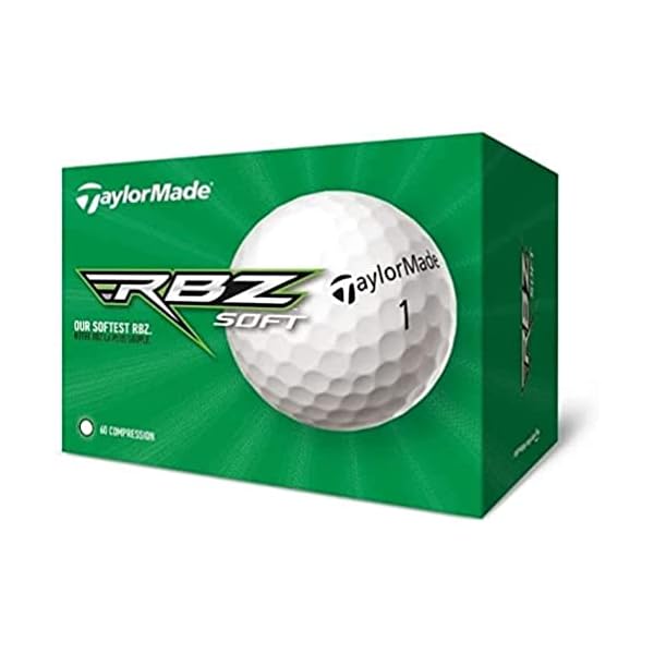 TaylorMade RBZ Soft Dozen Golfbälle, weiß, ein Dutzend 2021