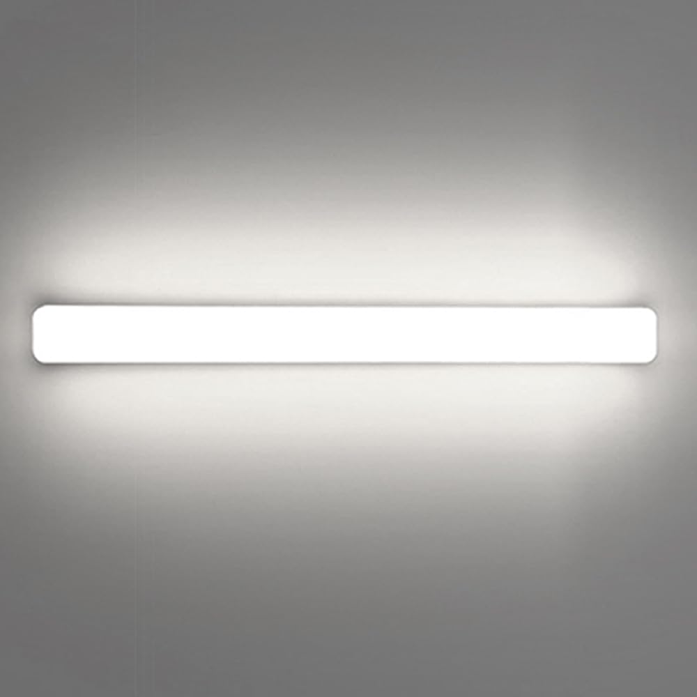 HCZKIUJY Modern LED Acrylic Wall Light - Simple Decorative Sconce for Bedroom, Corridor, and Ceiling (White Light-60CM)