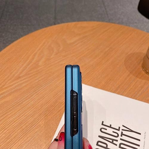 Samsung Galaxy Z Fold 4 3 coque support cuir antichoc rouge