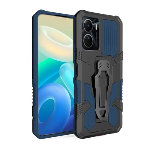 Coque antichoc Vivo Y16 étui de protection robuste résistant aux chutes avec clip