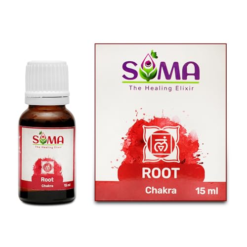 Image of Root Chakra Oil | Blends of Pure Essentials Oils Ideal for Calming Effects, | 15 ml | Aroma Oil & Seven Chakra Oils | Best for Aromatherapy & Meditation | Pack of 1