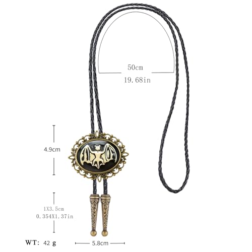 Image of Jeilwiy Bolo Tie for Men, Western Bolero Tie Cowboy Ties Native American Cowgirl Bolo Tie Accessories for Men Women