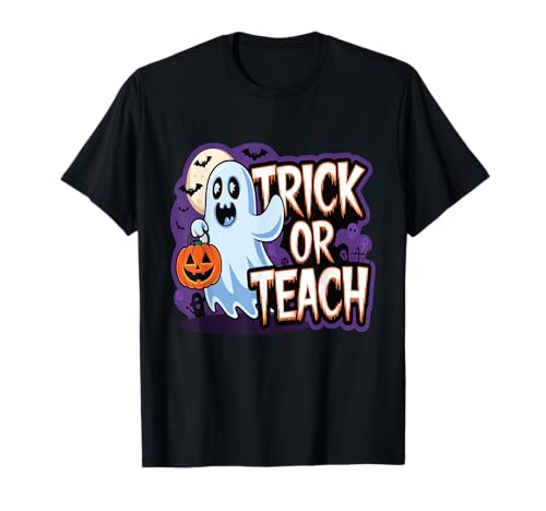 Trick Or Teach Halloween Teacher Costume T-Shirt