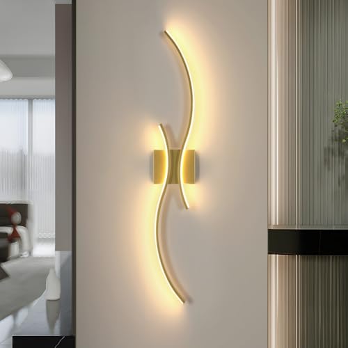 Luz de pared para dormitorio que elimina sombras en pasillo oscuro