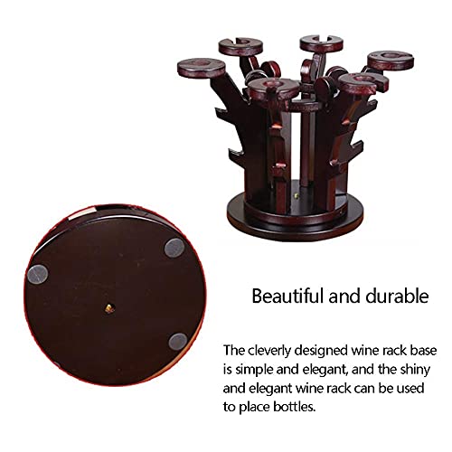 Soporte para botellas de vino de madera HYUWANGYU miniatura 6