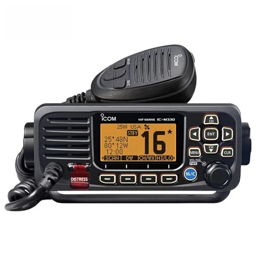 Walkie-talkies, Grada de radio marina VHF ultracompacta alto rendimiento IC-M330 Para senderismo y acampada