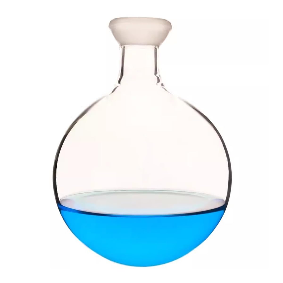 Obrotowa butelka odbiorcza, kolba ze szlifem kulkowym, szklana butelka odbiorcza, okrągła kolba laboratoryjna, 250 ml/500 ml/1000 ml (500 ml)