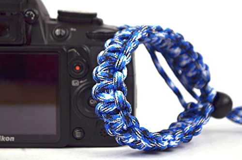 Image of Paracord Wrist Strap for robust hand grip to hold all DSLR camera /heavy gear /Binocular