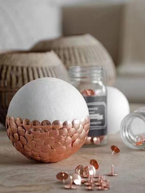 Miniatura 3 de TFARC FOAM Paquete de 4 bolas de espuma de 4 pulgadas para manualidades, esferas de poliestireno suaves para decoraciones de bricolaje, decoración