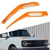 Partuto Motorhaubenscharnierabdeckung Für Ford Bronco 2021 2022 2023 2024 Front Haube Trail Sight...