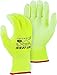 Cut-Resistant Dyneema Shell Gloves, Polyurethane Palm Coated, Comfortable and Durability, Small, Yellow, 3435N (1-Pair)