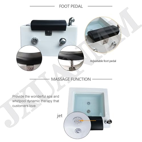 Spa de pies acrílico con masaje y luz LED miniatura 5