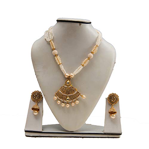 Elegant Crystal Necklace Set with Earrings