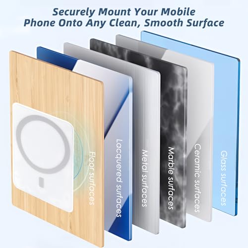 LuxStellar Support magnétique à ventouse pour téléphone portable MagSafe - Support de téléphone magnétique stable - Support universel pour voiture, bureau et maison – vue 4