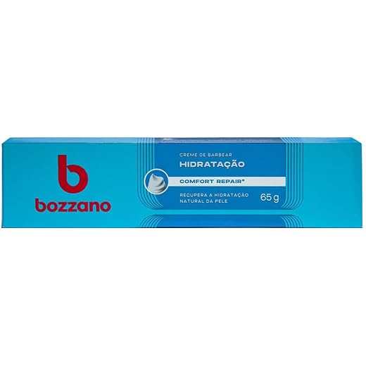 Bozzano Espuma De Barbear Pele Sensível 1 Cinza Bozzano Creme De Barbear Hidratação 65G Cinza