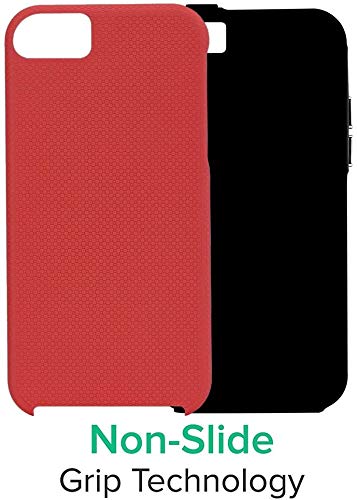 Cellever Compatible With Iphone 5/5S/Se (2016 Edition) Case, Dual Guard Protective Shock-Absorbing Scratch-Resistant Rugged Drop Protection Cover Designed For Iphone 5/5S/Se 2016 (Red) #TOP4