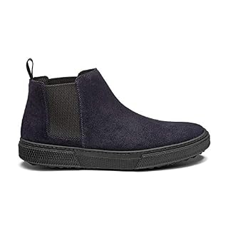 Frau 2802 Beatles Chaussures en Daim véritable pour Homme Bleu Fabriqué en Italie - Les Beatles, Paul McCartney, John Lennon, RIngo Starr, George Harrison