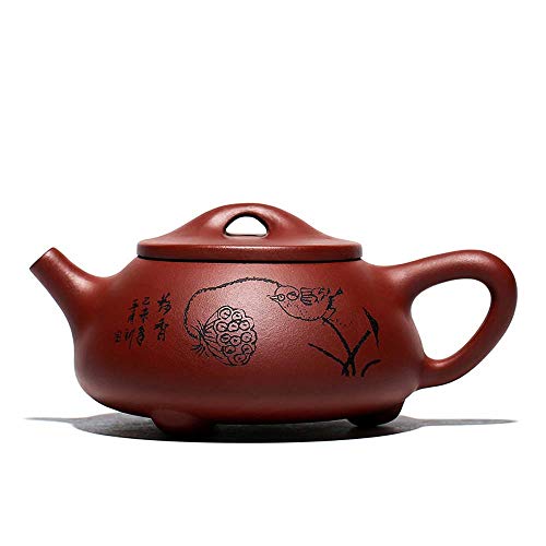 Lotus Teapot 9Oz Chinese Yixing Zisha Clay Shipiao Pot Purple Mud Kungfu Tea Set Kettle #TOP21