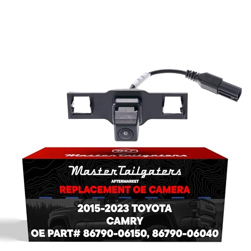 Image of Master Tailgaters Replacement for Toyota Camry (2015-2017, 2021-2023) Backup Camera OE Part # 86790-06040, 86790-06150