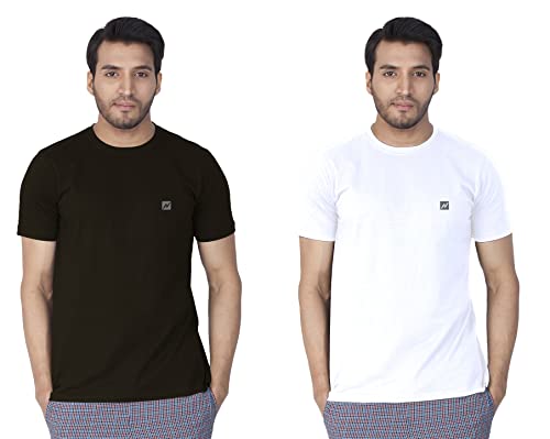 Image of Lux Nitro Pack of 2 Men's Round Neck Tshirt