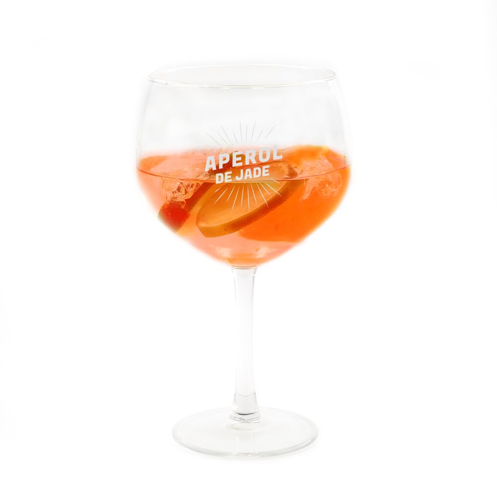 Cadeau verre à spritz pour femme de 100 ans, message personnalisé Cadeau verre à spritz pour femme de 100 ans, message personnalisé