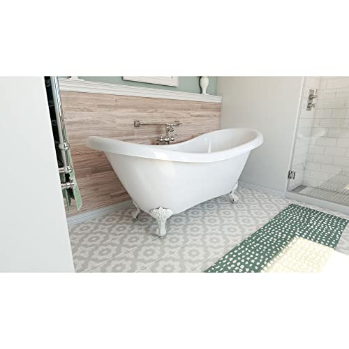 Dreamline Chesapeake 69 In. L X 31 In. H Acrylic Freestanding Bathtub With White Finish #TOP1